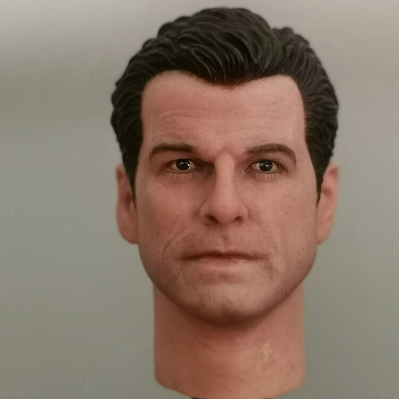 

IN STOCK 1/6 Male Head Pierce Brosnan Sculpt Carving Model For 12 InchAction Figure