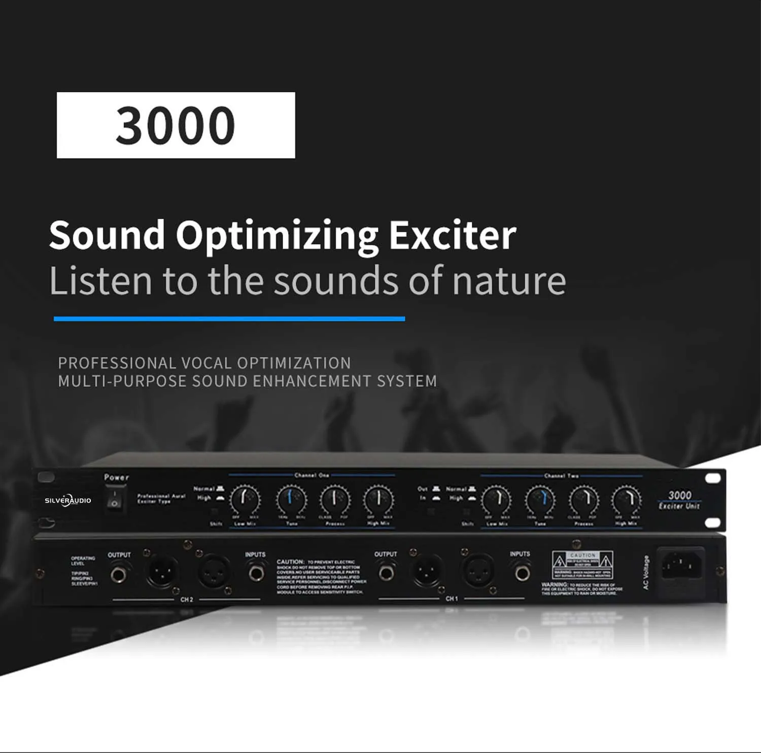 GAX-3000 Sound Audio Exciter процессор для управления динамиками Профессиональный