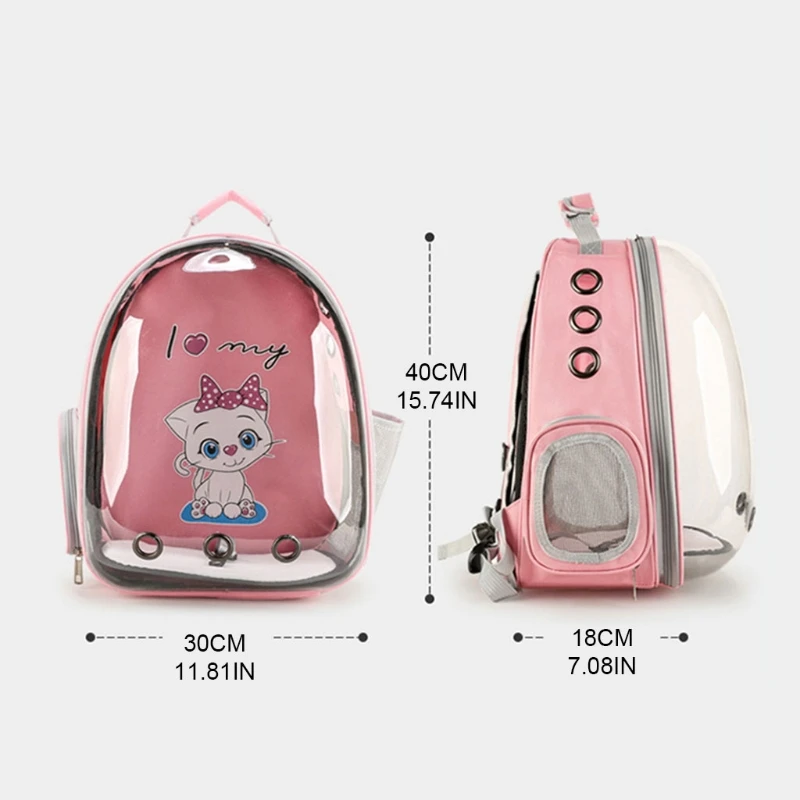 

J60D Astronaut Capsule Breathable Pet Cat Puppy Travel Bag Space Backpack Carrier Bag
