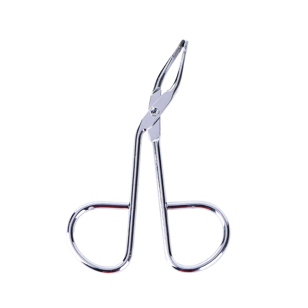 

1 Pcs Scissors Style Hair Remove Eyebrow Flat Tip Tweezer Stainless Steel And Plastic Clamp Clipper High Quality Hot Sell