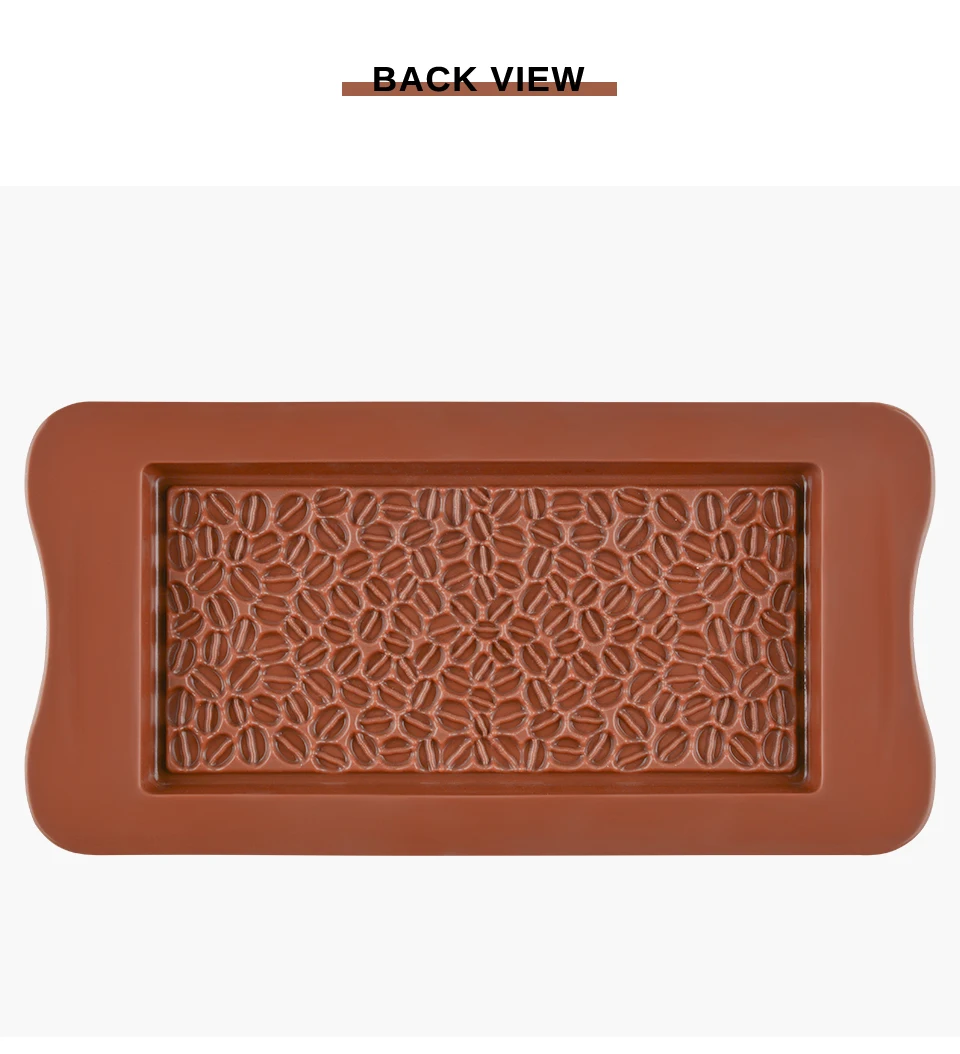SILIKOLOVE Coffee Beans Chocolate Silicone Mold Candy Cake Mould Biscuits Cookies DIY Baking Tools Soap Molds Cake Decorating