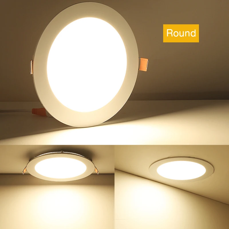 Светодиодный точечный светильник ультра тонкий Алюминий магазин потолочный