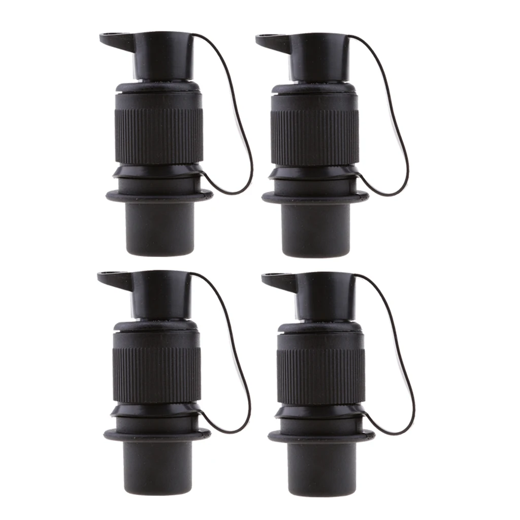 4 X караван Грузовик Лодка буксир Электрический провод разъем 3 розетки черный |