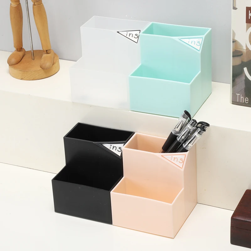 Домашний офис ручка держатель для карандашей и ручек хранения косметичка