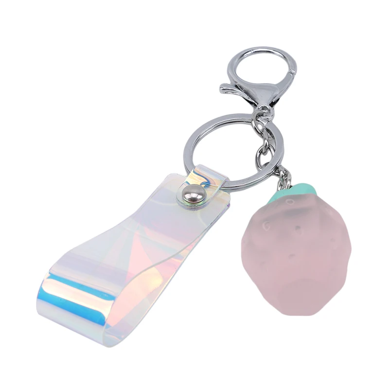 

Fashion Key Chains Cute Fruit Key Chain Purse Pendant Bag Charm for Keys Ring Creative Gift Women Trinket Bag Accessories