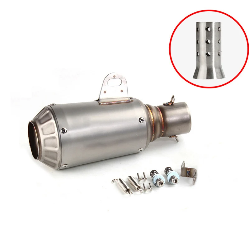 Выхлопной трубы мотоцикл выхлопной слипоны 51 мм глушитель съемным глушителем