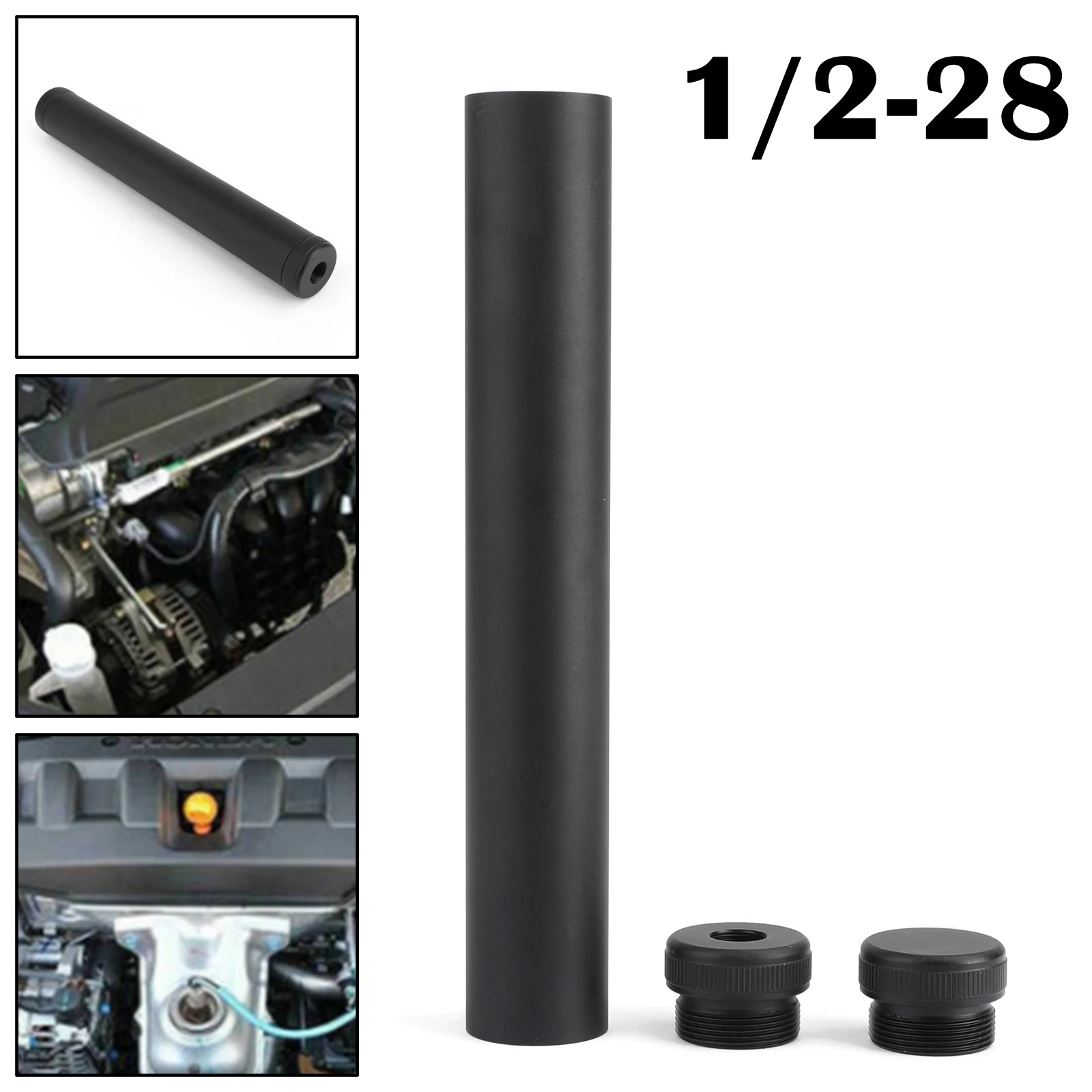 Areyourshop черный Алюминиевый автомобильный топливный фильтр 1/2-28 для NAPA 4003 WIX 24003 L 8,87" топливный фильтр аксессуары для стайлинга автомобилей