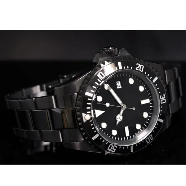 Часы мужские классические с металлическим циферблатом черные светящиеся на