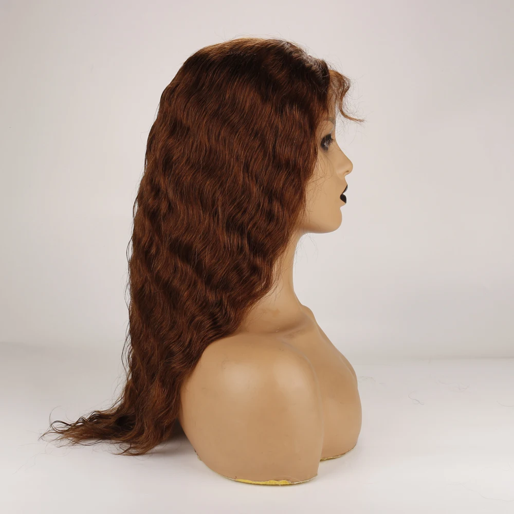 安い 吹き色人間の毛髪フルレースかつらブラジル事前摘み取らhdフル人間の毛髪レミウィッグ髪かつらソフト