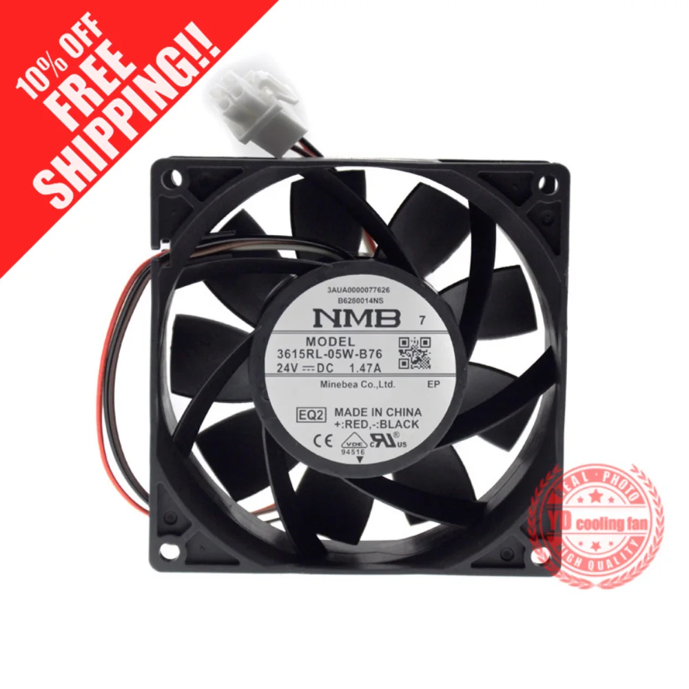 Новый NMB MAT 3615RL 05W B76 9038 24V 1.47A 9 см частоты Вентилятор охлаждения| |