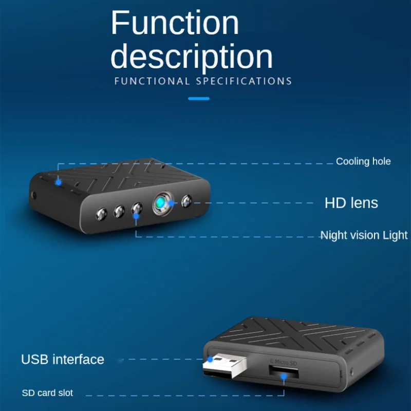 TY9 HD WIFI камера наблюдения Облачное хранилище инфракрасное ночное видение USB