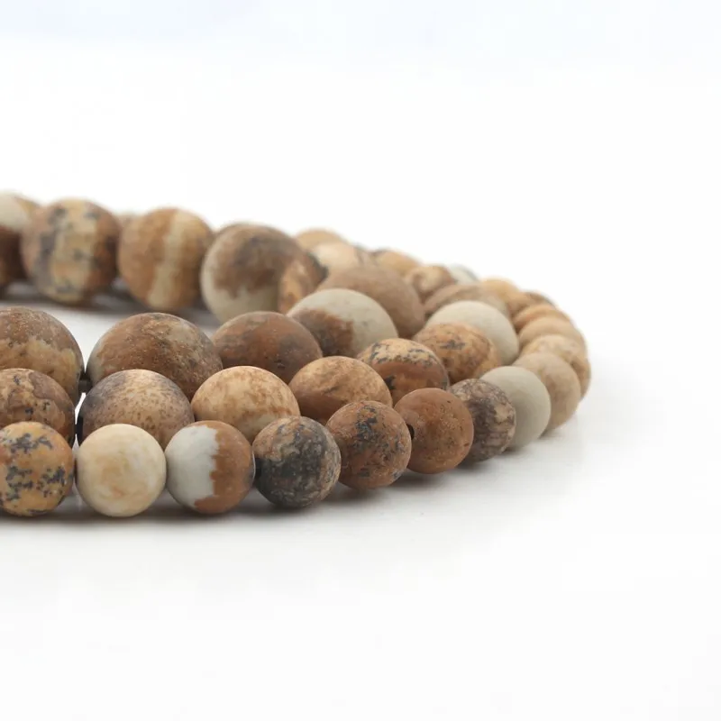 Натуральный Матовый Бисер для самостоятельного изготовления браслета и