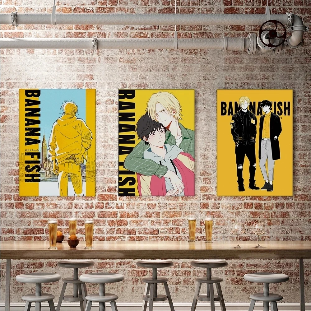 

Modular Poster Ash Lynx Modern HD Printed Wall Art Canvas Banana Fish Picture Paintings Anime Role Home Decor For Living Room