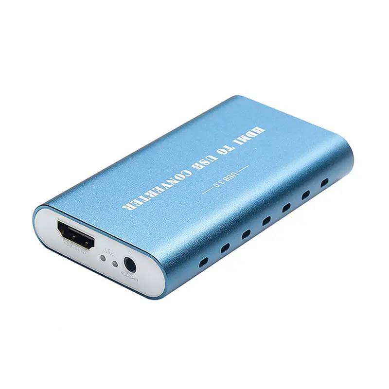 Günstig VC 3,0 4K HDMI Zu USB 3,0 Video Spiel Laptop Erfassen Karte Für Live-streaming Erfassen Video Hdmi Unterstützung Windows Linux Chrome OS