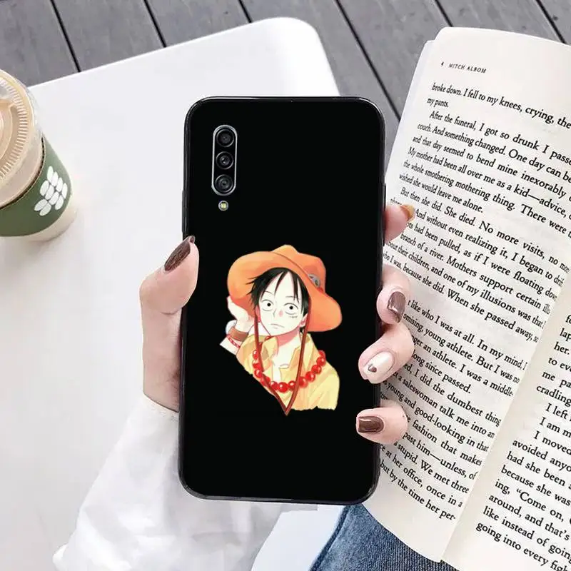 

Straw Hat Pirates Phone Case Black Cover For Samsung A10 20 30 40 50 01 11 31 51 71 S pLUS Cases