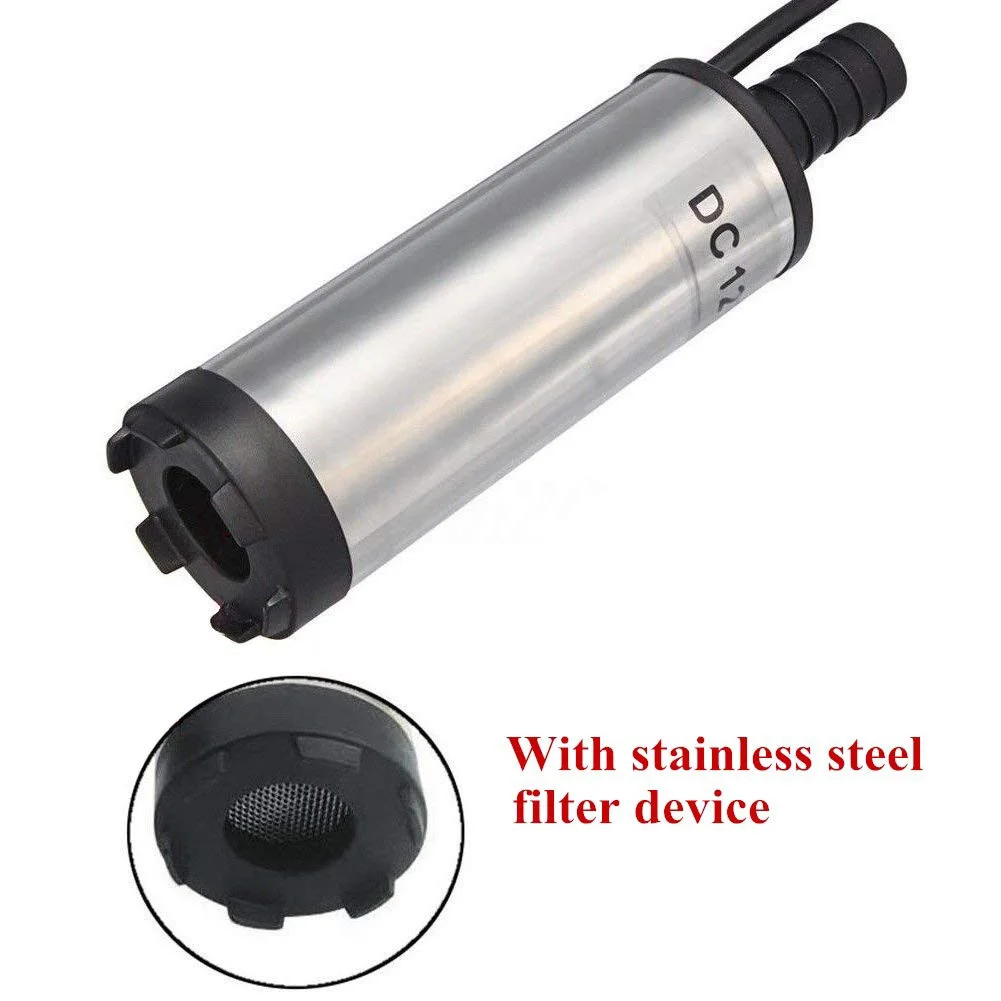 Электрический погружной водяной насос из нержавеющей стали постоянный ток 12 В/24