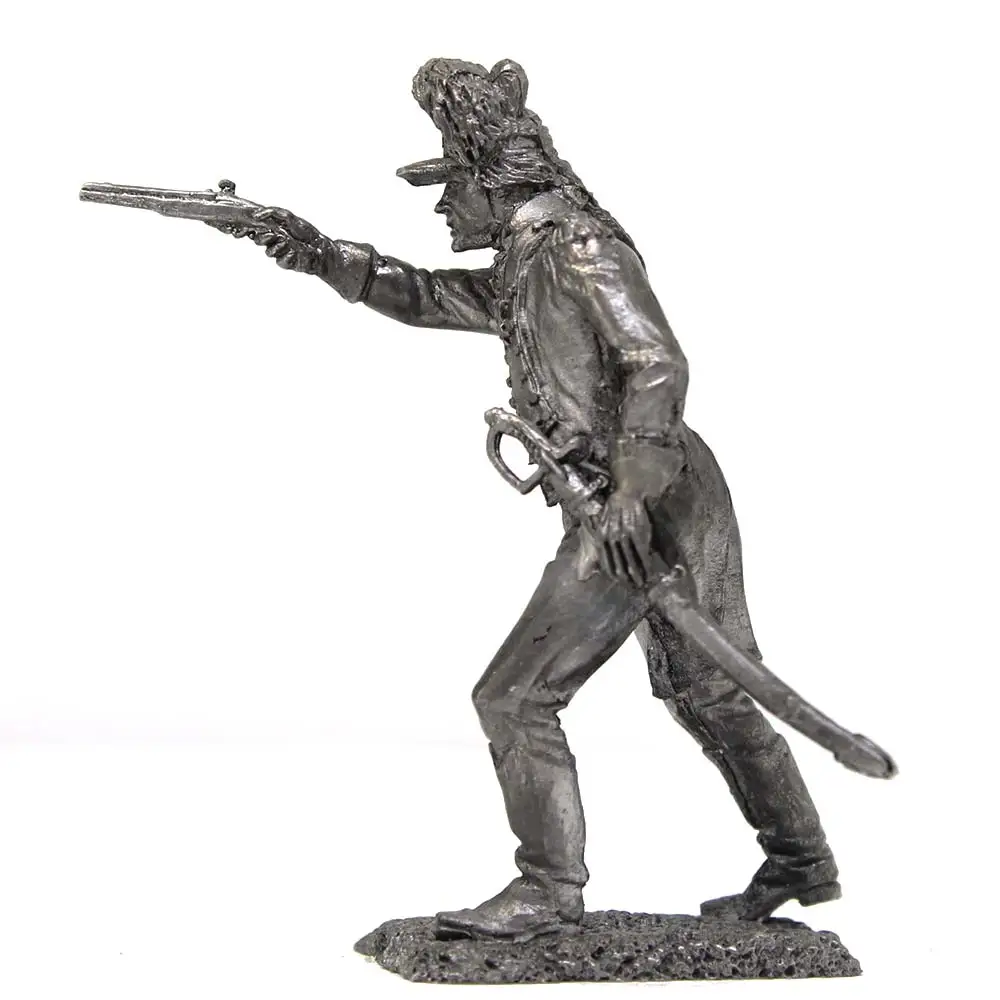 Обер-офицер егерей 1780-90 гг - оловянный солдатик фигурка 54 мм P252 | Дом и сад