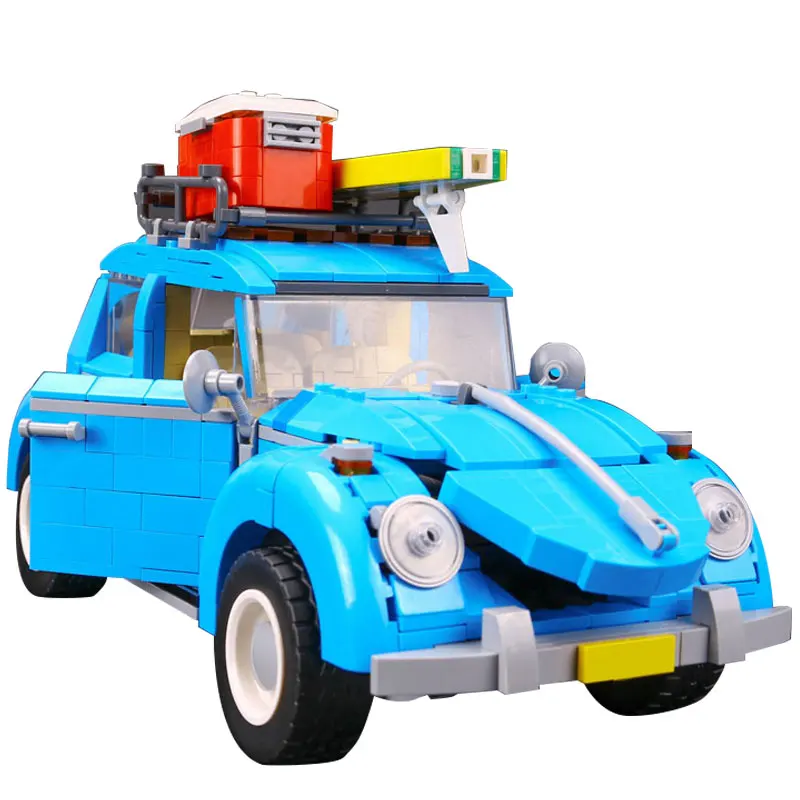 21001 21002 21003 Volkswagen T1 Camper Technic строительные блоки кирпичи игрушки Совместимые 10220 10252 10242 Рождественский подарок