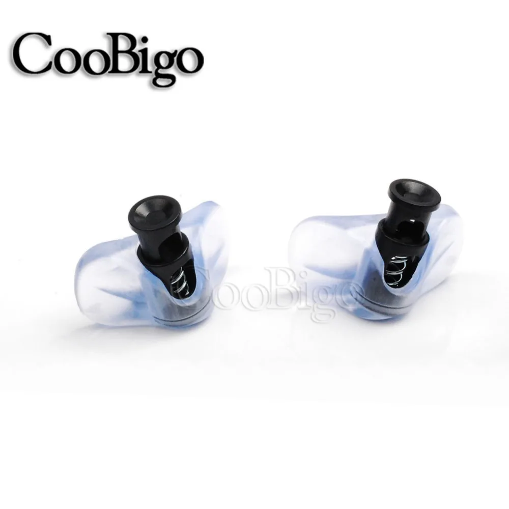 Стопор Шнурковый с прозрачным зажимом-бабочкой 10 пар | Дом и сад