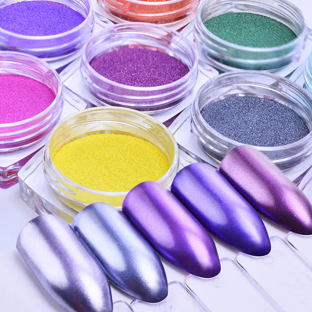 

3g Bottle 23 Colors Manicure Flash Powder Color Pearl Powder Mermaid Flash Powder Gutta Percha DIY Crystal Clay Glitter Nails