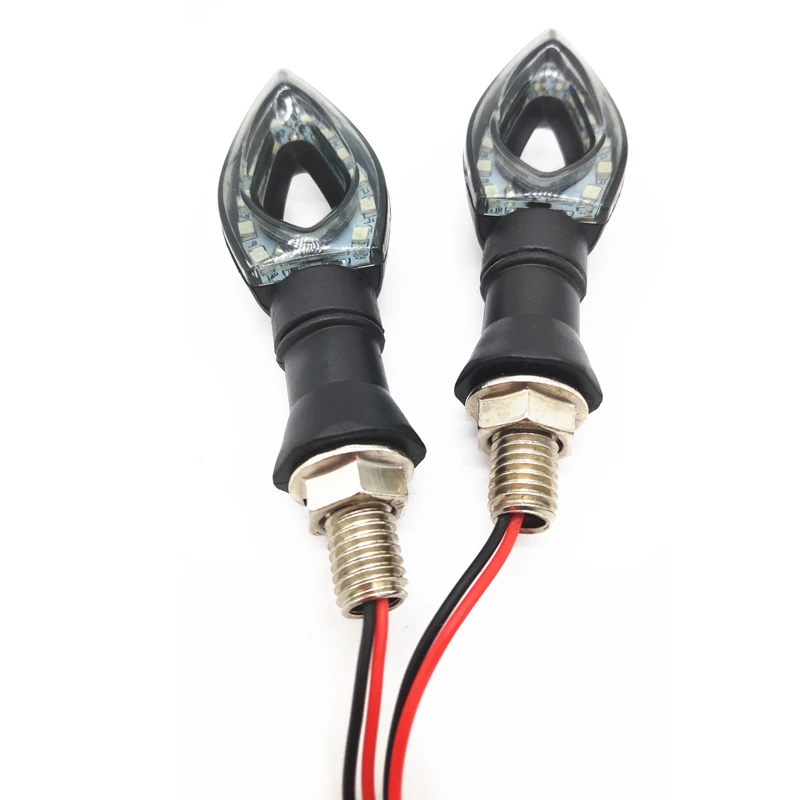 1 пара 12 Светодиодный универсальный мотоцикл указатель поворота светильник