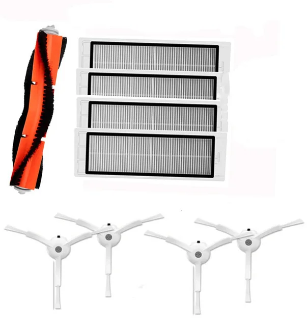 Новая 1 основная щетка + 4 фильтра боковых щетки для робота Xiaomi mijia roborock s50 s51
