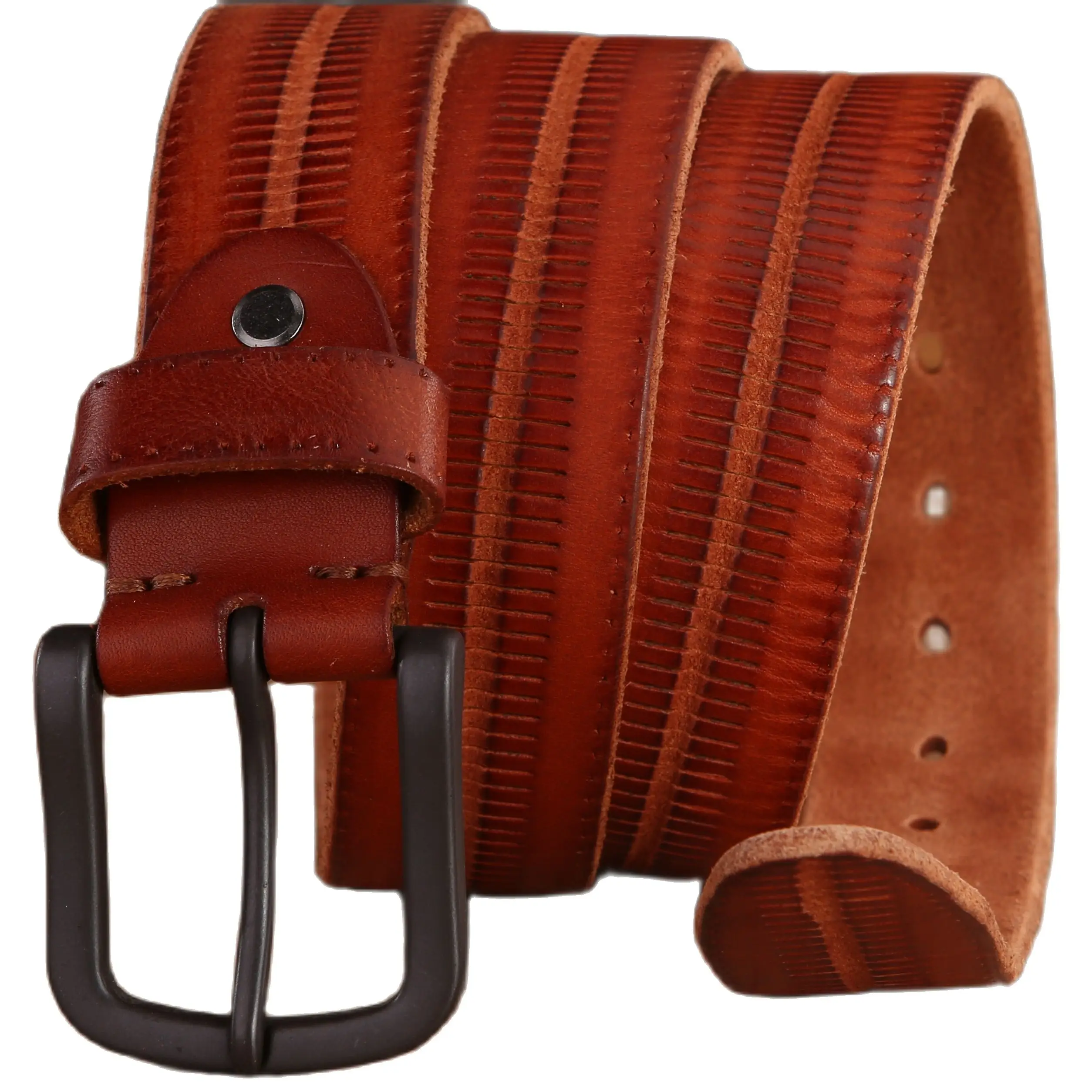 Мужские ремни роскошные из 100% натуральной кожи с зернистой поверхностью новинка