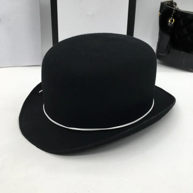

hat for men and women wool bowler black top hat fashion hat fedoras billycock hats