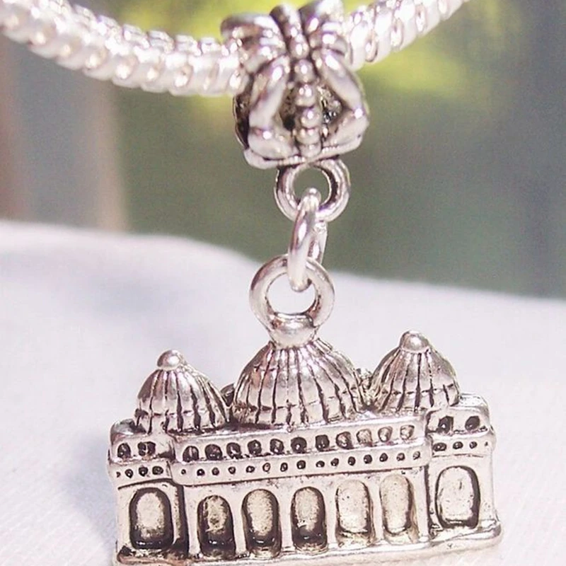 Хит! 10 шт. сплав Венеция Италия церковь Шарм бусины подходят на браслеты браслет
