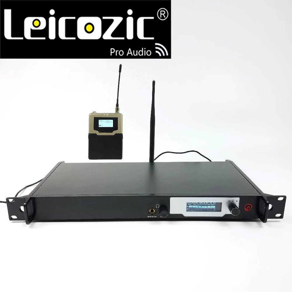Leicozic Professional внутриканальные мониторы L9200 iem беспроводная система мониторинга на 1 передатчик-приемник для сценического мониторинга