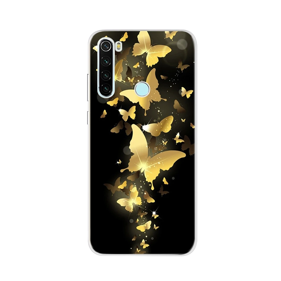 Темно-серый Для Xiaomi Redmi note 8 чехол силиконовый мягкий ТПУ чехол для телефона для Xiaomi Redmi note 8t 8 pro 6,3 задний Чехол, Fundas Coque bumper - Цвет: Темно-серый