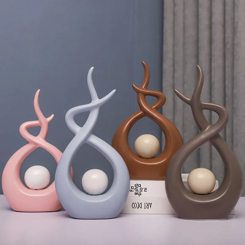 

Керамические декоративные изделия, современные изделия простого дизайна, устойчивые к высоким температурам, аксессуары для украшения дома...