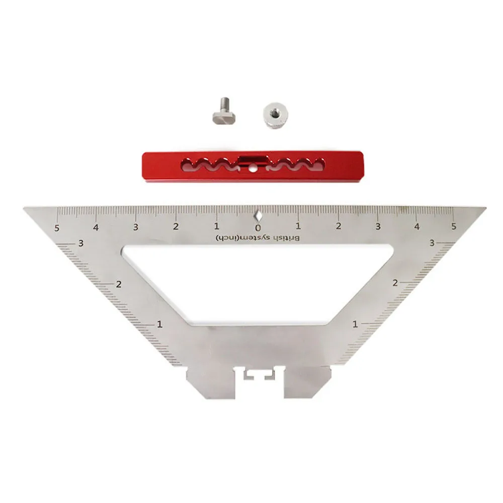 

Линейка из нержавеющей стали для деревообработки, 140 мм