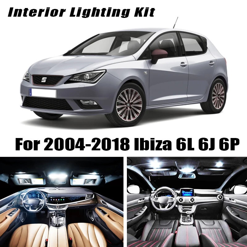 Лампы для номерного знака без ошибок 11 x + светодиодный комплект ламп внутреннего