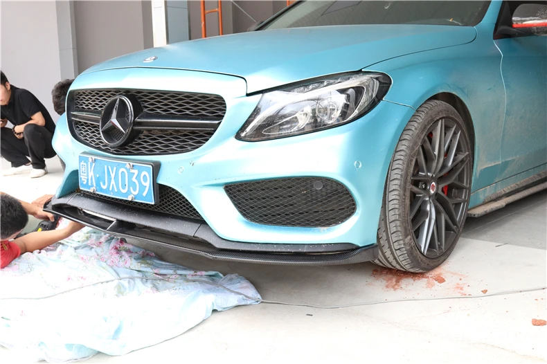 Передний спойлер для бампера Mercedes Benz C Class W205 C63 C43 C180 C200 C260 C300 2015 2021|Амортизаторы| |