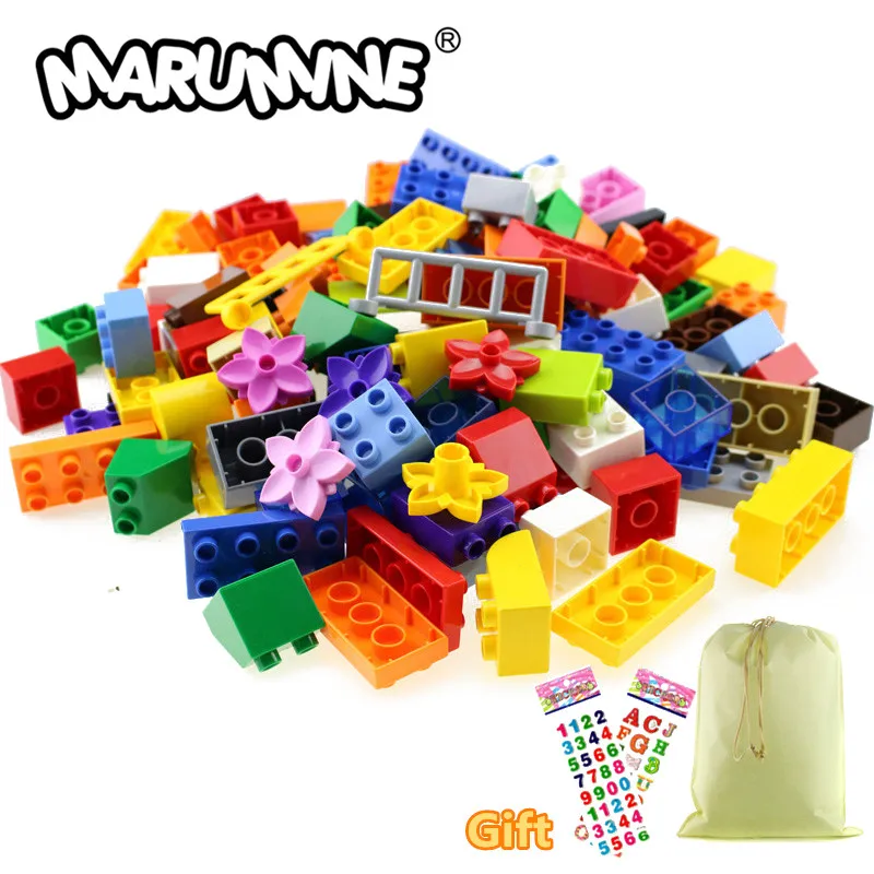 MARUMINE большой Размеры 126 шт. классические кирпича набор Город DIY творческие