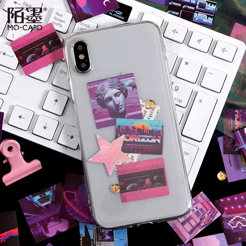 

46 шт., декоративные наклейки для ноутбука, гитары