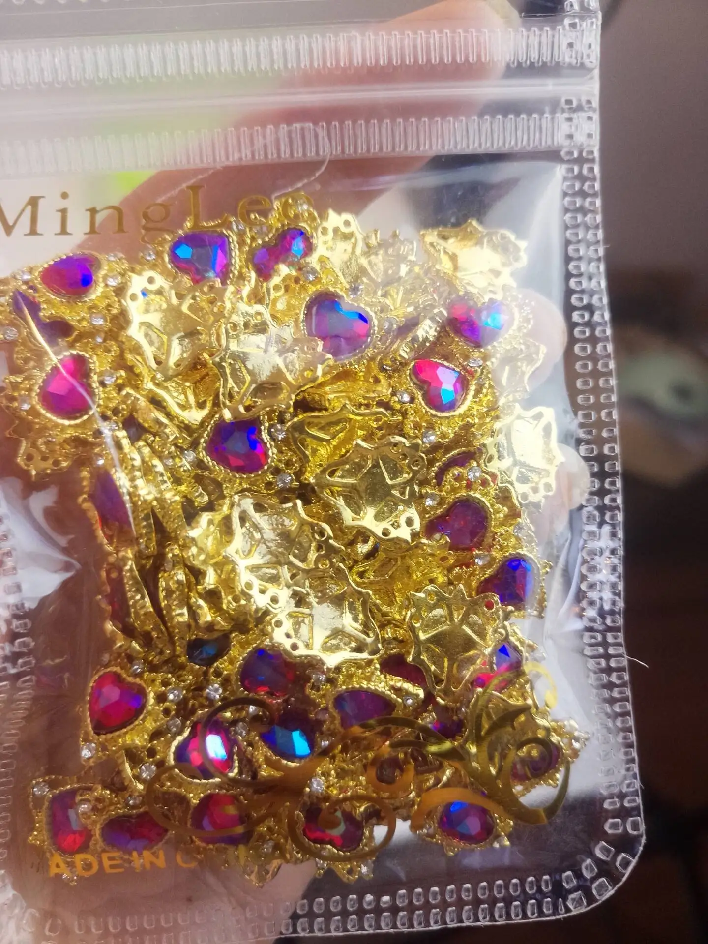 

100 шт., прозрачные алмазные украшения для ногтей