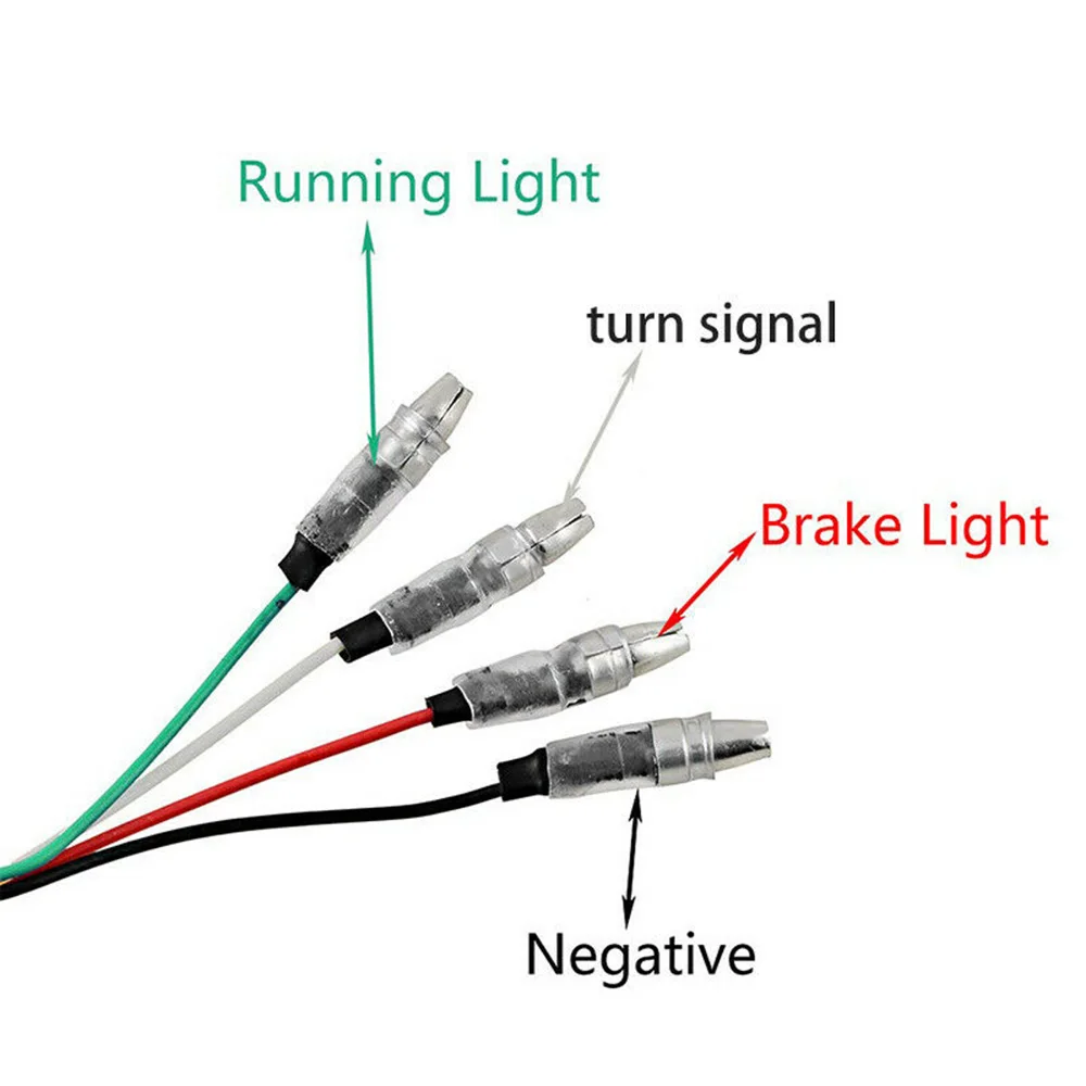 

Accessories Turn Signal Lamp Part Brake Lamp Running For Bobber Cafe ABS Shell Replacement