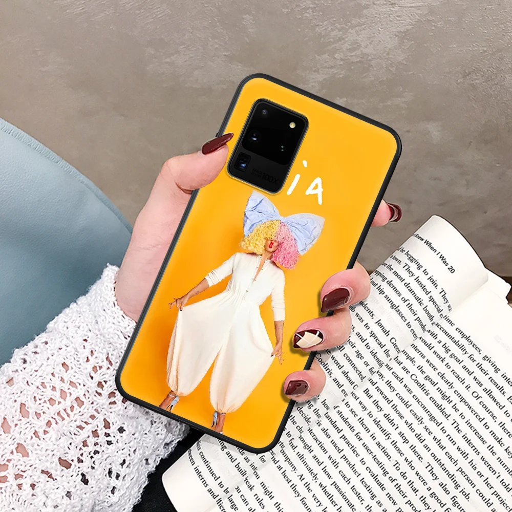 

Sia Kate Isobelle Furler Phone Case For Samsung Galaxy Note S 8 9 10 20 Plus E Lite Uitra black Bumper Trend Prime Pretty Cell