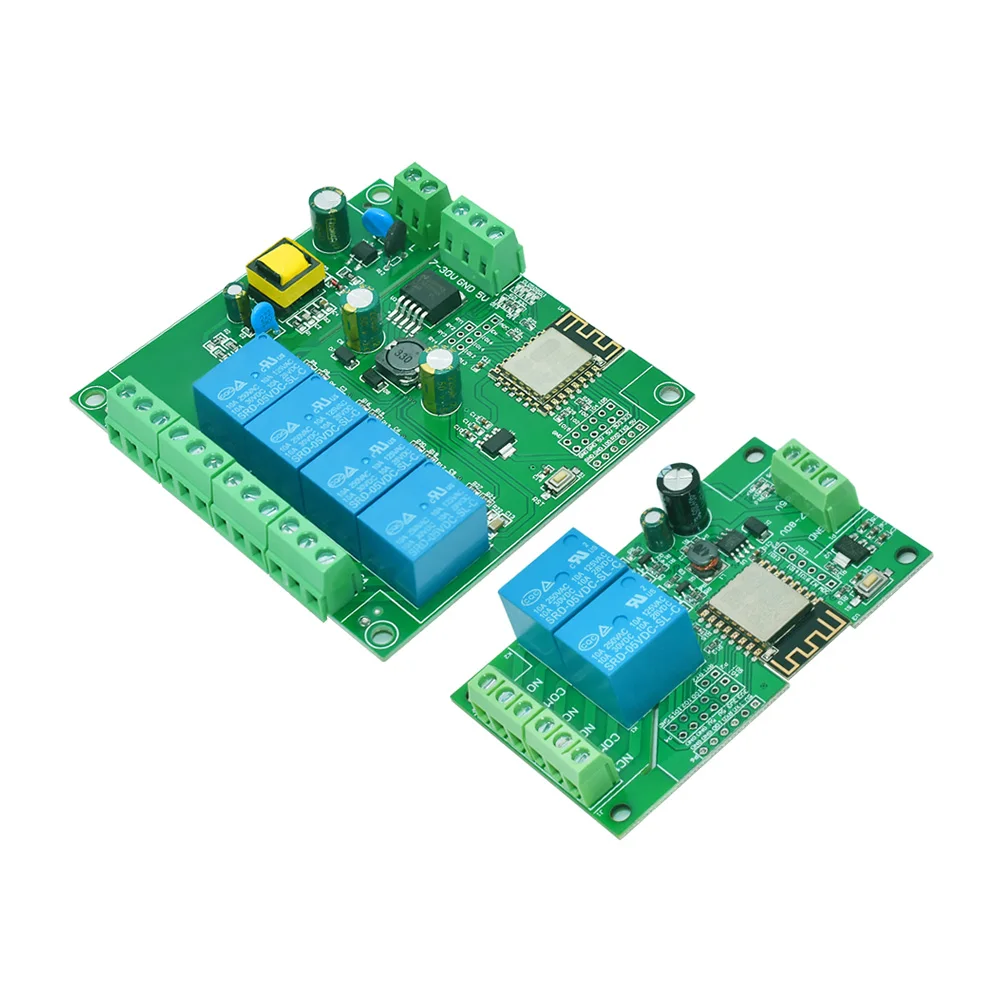 Беспроводной Wi-Fi релейный модуль ESP8266 2/4/8 каналов Стандартная плата для