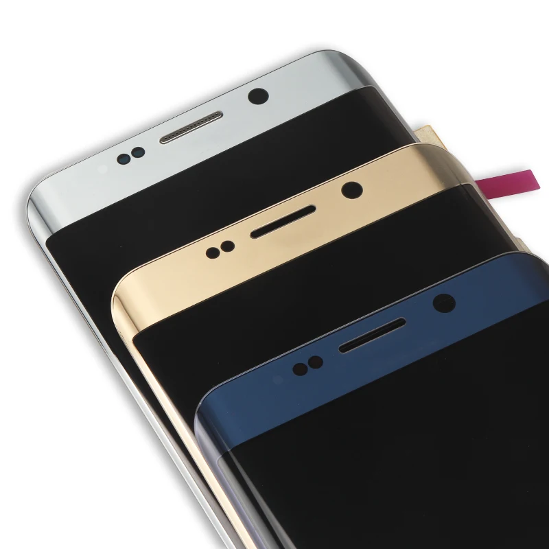 100% Оригинальный Super AMOLED ЖК-дисплей для SAMSUNG Galaxy s6 edge plus дисплей G928 G928F сенсорный