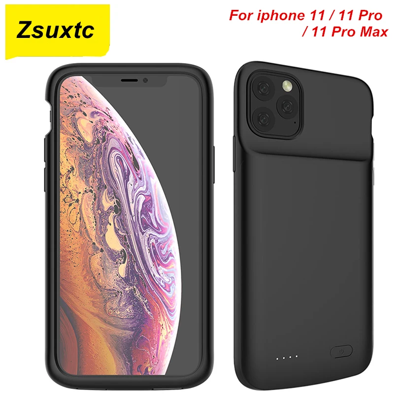 

Silicone Material Ultra-thin For iphone 11 11 Pro 11 Pro Max Battery Case Smart Cover 11Pro Power Bank