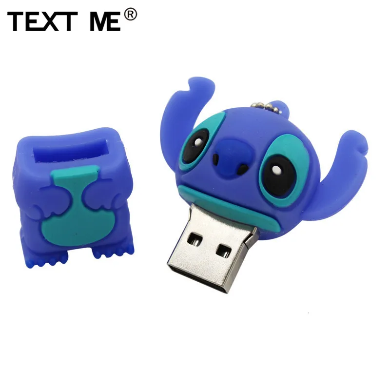 TEXT ME cartoon 5 model Stitch usb flash drive 2.0 4GB 8GB 16GB 32GB 64GB pendrive cute mini | Компьютеры и офис