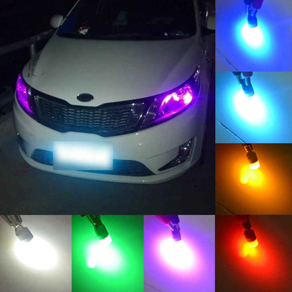 2 шт 12V T10 W5W Автомобильный светодиодный светильник s панель расшифровки