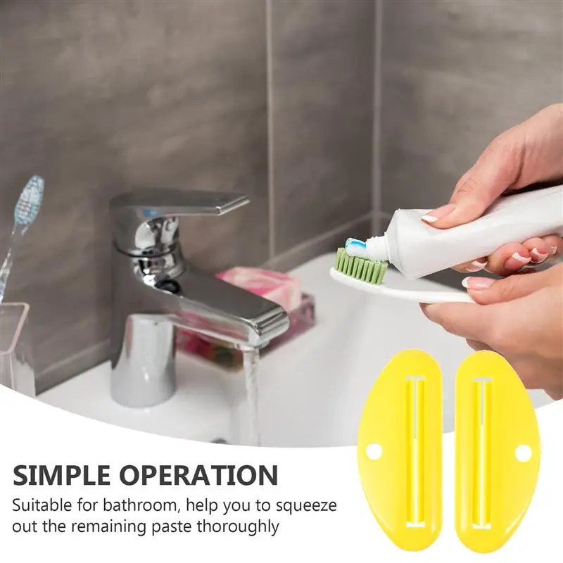 

10pcs Toothpaste Tube Squeezers Bathroom Toothpaste Tube Squeezer Manual Toothpaste Clips Cream Squeezers