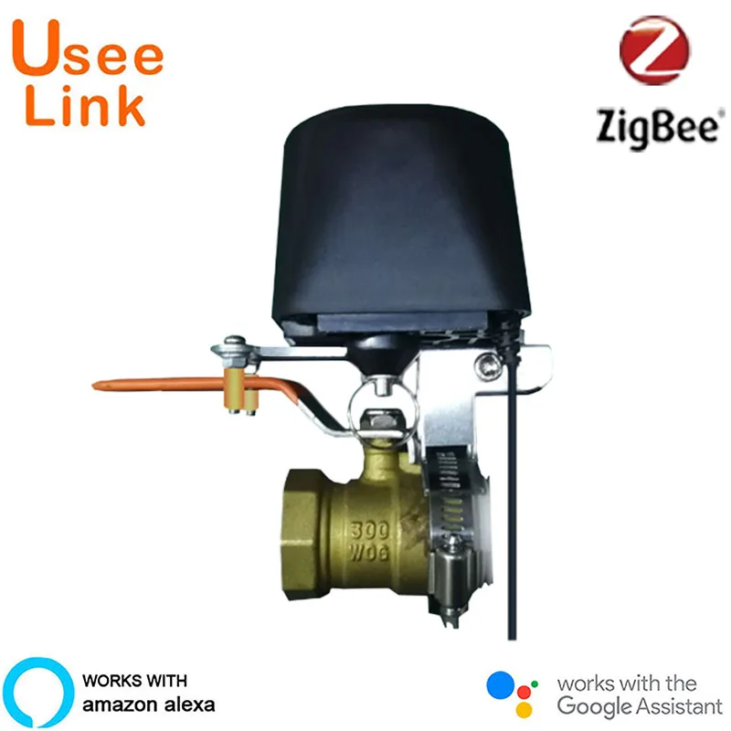 Умный клапан для воды/газа UseeLink Zigbee управление автоматизацией умного дома