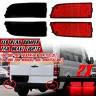 Светоотражатель для заднего бампера Mercedes Benz Sprinter W906, Volkswagen VW, Crafter 2006-2018, 2 светодиодный