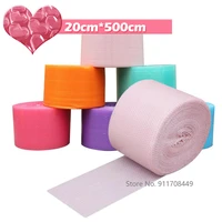5mx20cm pink heart shape shockproof air bubble roll wrap party favors gifts protective film packing wedding decoration membrane