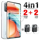 Гидрогелевая пленка 4 в 1 для Xiaomi Poco X3 GT, защитная пленка для экрана Xiaomi mi poco x3 nfc f3 m3 pro, не стекло